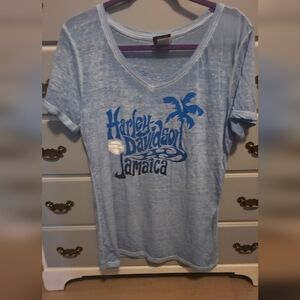 Harley-Davidson Blue Graphic T-Shirt